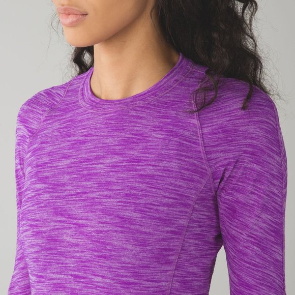 Gorgeous & Very RARE Lululemon Runderful Pullover Top in Heather Tender Violet - Picture 4 of 8